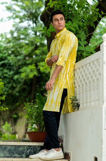 Shibhori Cotton Long Kurta